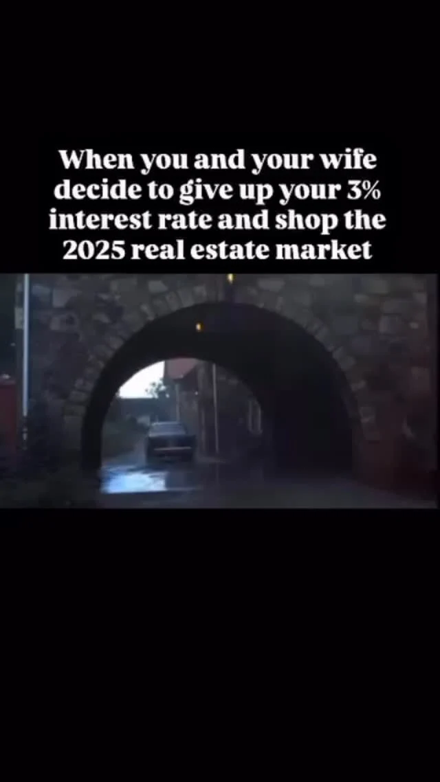 When you and your wife decide to give up that sweet 3% interest rate to shop the 2025 real estate market… 🤝 Sometimes the dream home is worth a bold move. New year, new opportunities, and a market full of potential. 🗝️ #coconutgroverealestate