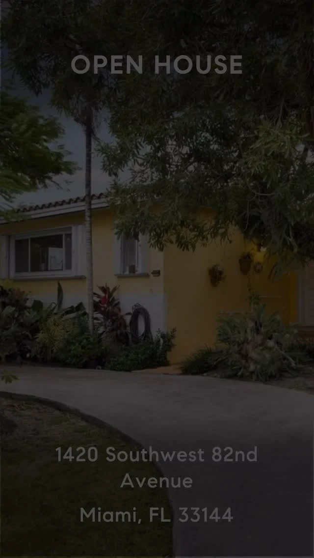 Open House This Saturday! 🗝️ 
📍 1420 SW 82nd Avenue, Westchester 📆 Saturday 12/13/25 | 1–3 PM

Discover this charming and well-maintained 3BR/2BA Westchester beauty—perfectly situated on a generous 7,500 sq ft lot in one of Miami’s most sought-after neighborhoods. 😍🌿

Inside, you’ll love the wood + tile floors, ample storage, and hurricane shutters for added peace of mind. The home flows effortlessly into a covered terrace, ideal for outdoor dining, hosting, or unwinding in your own serene space. 🏡✨

Outside, the property shines with lush landscaping and a stunning mature Tabebuia Golden Trumpet tree—a true showstopper that adds color, character, and curb appeal. 🌳💛
Centrally located near A+ schools, shopping, dining, and major highways, this home delivers the perfect Miami lifestyle of convenience and community. 🏫🛍️🍽️

📥 DM or call me to schedule a private tour.

Brenda Valdes | Real Estate Advisor Compass | RSG 📲 786-891-0089 📧 info@brenda.valdes.com 📍 Miami Metropolitan | South Florida

#OpenHouse #MiamiRealEstate #westchester